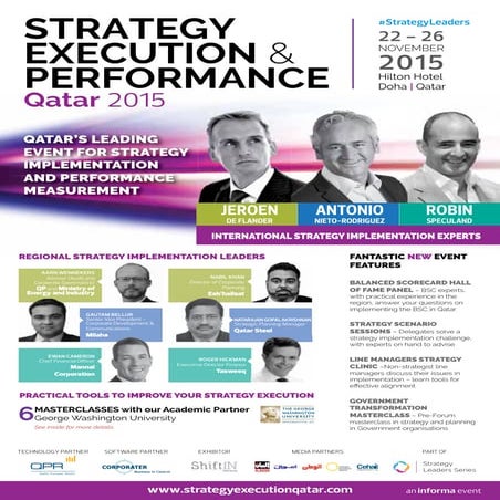Strategy Execution at Strategy Leaders Qatar_Jeroen De Flander