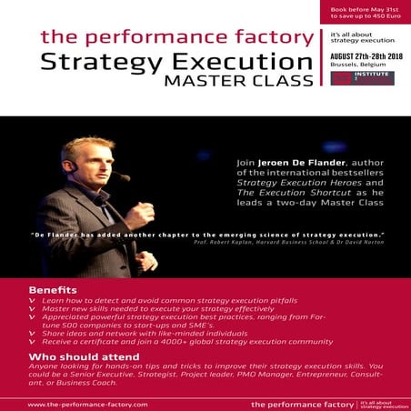 Strategy Execution Training 2018: Strategy Execution Master Class Course by J...