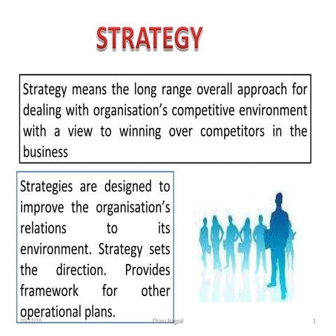 Strategy formulation