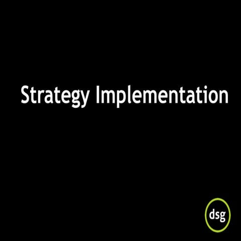 Strategy Implementation