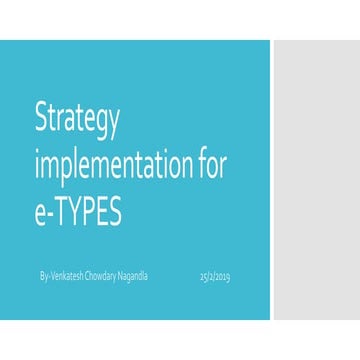 Strategy implementation for e types.ppt