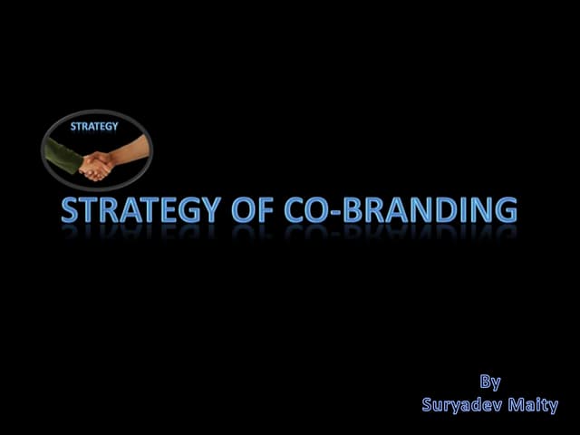 Strategy of co branding
