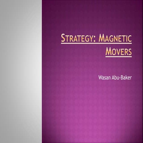 Strategy presentation