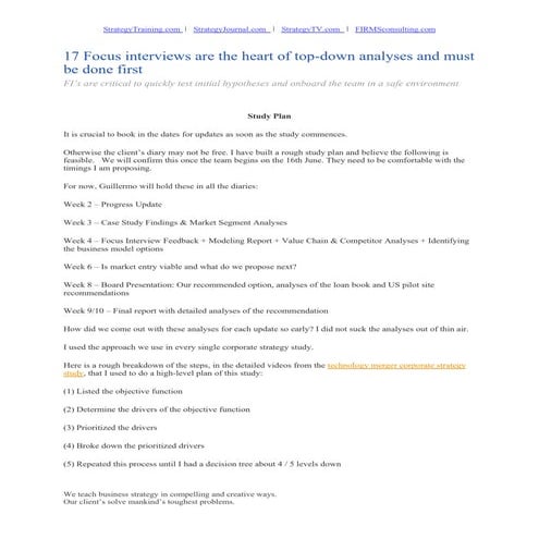 Strategy study w0 17