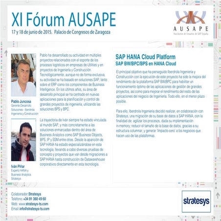 Stratesys - Caso Exito SAP HANA Cloud - Iberdrola Ingenieria Construccion - J...