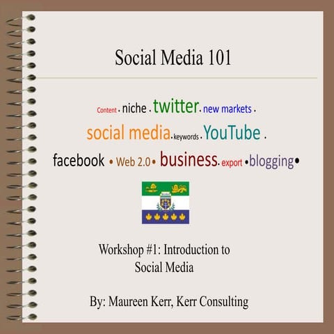 Town of Stratford Social Media 101 Workshop