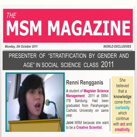 Stratification  by  gender  and  age