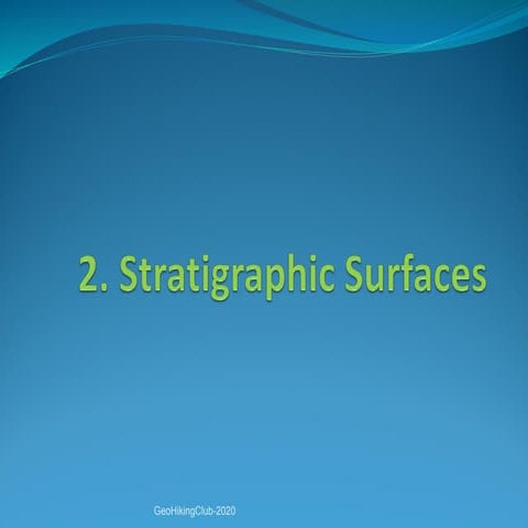 Stratigraphic Surfaces of sequence stratigraphy