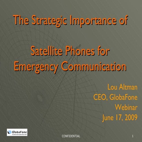 Strat Importance Webinar 062509