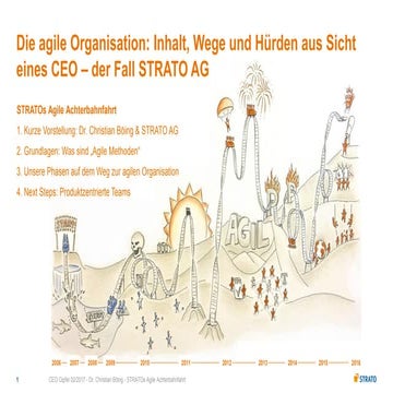 Die agile Organisation: Inhalt, Wege und Hürden aus Sicht eines CEO – der Fall STRATO AG