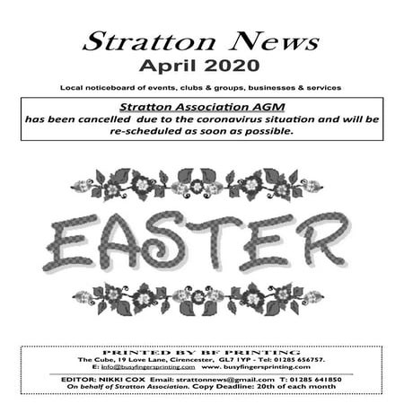 Stratton News April 2020 | PDF