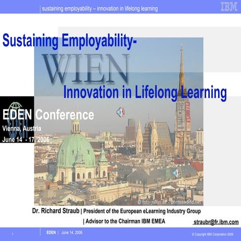 Sustaining Employability - Innovation in Lifelong Learning