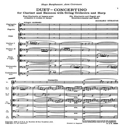 Strauss --duet_concertino__orch._score_