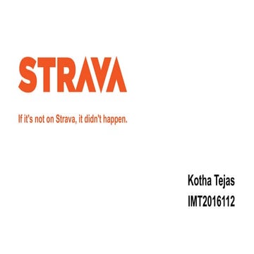 Strava Case Study as a Platform