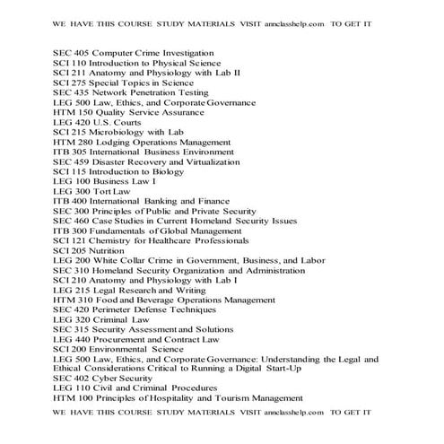 Strayer university courses help DOCX