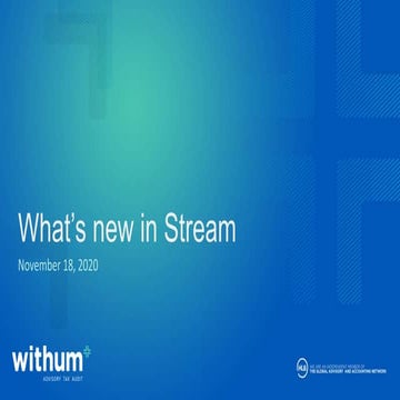 What's New in Stream - Victoria Office 365 Users Group 11/2020