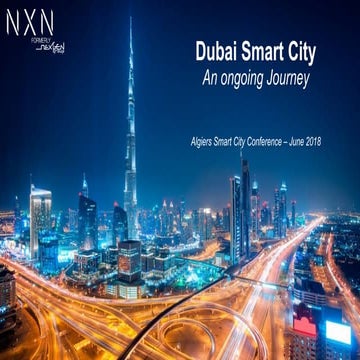 Dubai Smart City  - Smart Cities Summit 2018 - Algiers