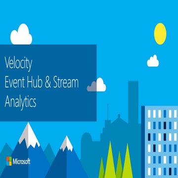 Azure Stream analytics / Event Hub