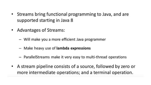 Java 8 Stream API | PPTX | Programming Languages | Computing