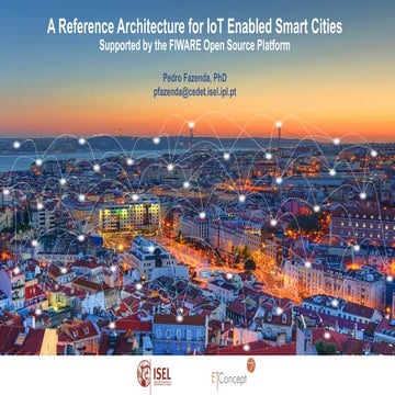 A Refrence Architecture for loT Enabled Smart Cities- Smart Cities Summit 201...
