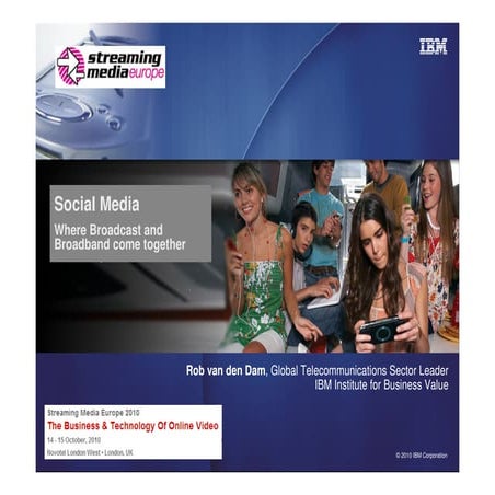Streaming Media Europe 2010