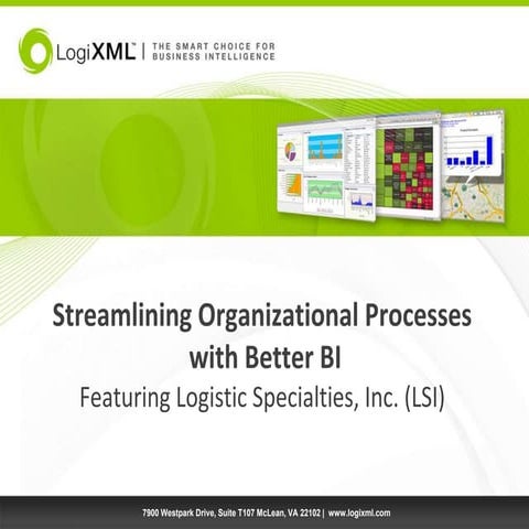 Streamling Organizational Processes via Better BI