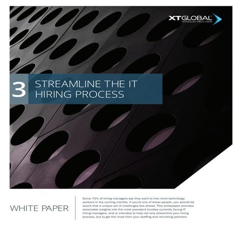 Streamline the IT Hiring Process | Whitepaper