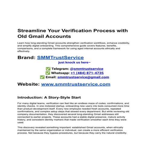 Email Account Verification Process