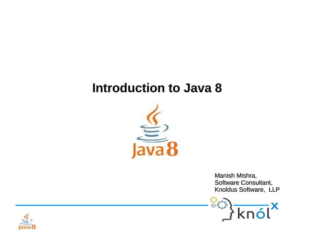 Introduction to Java 8