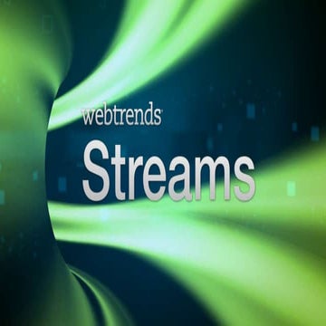 Webtrends Streams - Product Launch at DAA Chicago