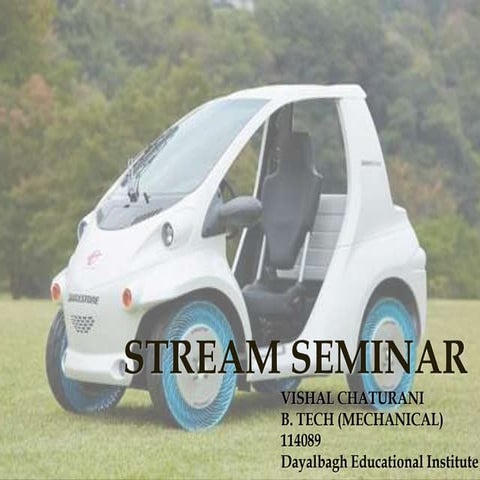 NON PNEUMATIC TIRES- "THE AIRLESS TIRE"