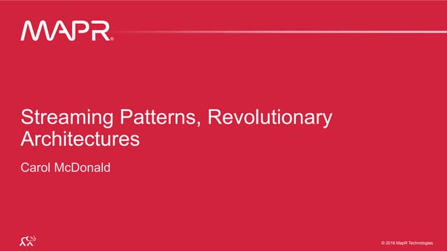 Streaming Patterns Revolutionary Architectures with the Kafka API