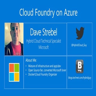 Cloud Foundry on Azure 