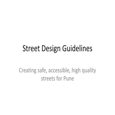 Street  Design  Guidelines