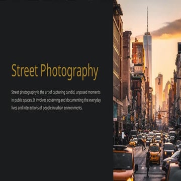 Types of Photography- Landscape, wild life, street, portrait, New Born etc.