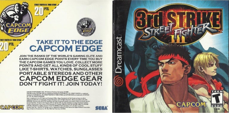 street fighter iii 3rd strike cover poster