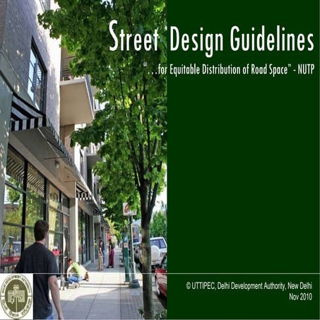 Street design guidelines feb2011-PPT