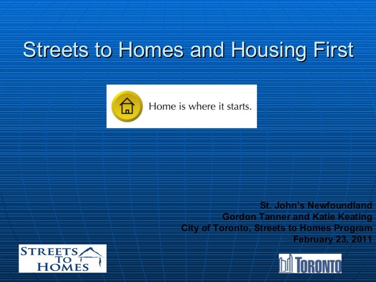 Street to Homes (Toronto) powerpoint presentation February 23, 2011