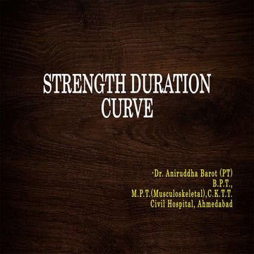 Strength duration curve (SDC)
