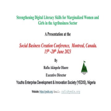 Strengthening Digital Literacy Skills for Marginalized Women and Girls ...