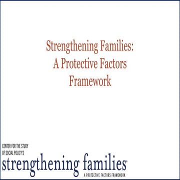 Strengthening families101 with posters