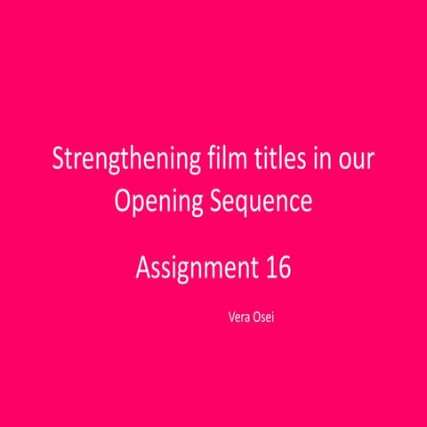 Assignment 11 film billing & title analysis | PPTX
