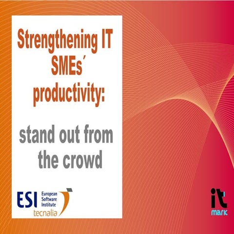 Strengthening it sm es´ productivity, stand out from the crowd v1