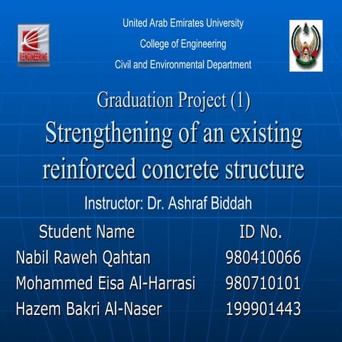 Strengthening of an existing reinforced concrete structure.ppt