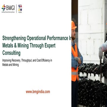 Strengthening Operational Performance in Metals and Mining Through ...