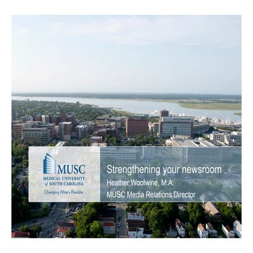 SCPRSA May 2016 Event: Heather Woolwine - Strenthening Your PR Newsroom