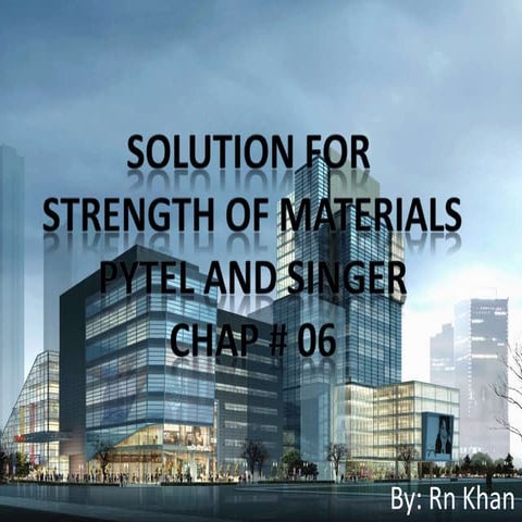 Chap#6 Beam Deflections solutions