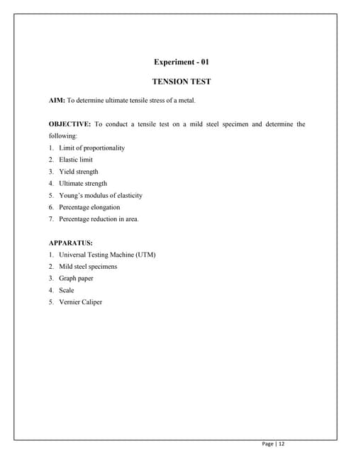 Strength of materials_laboratory