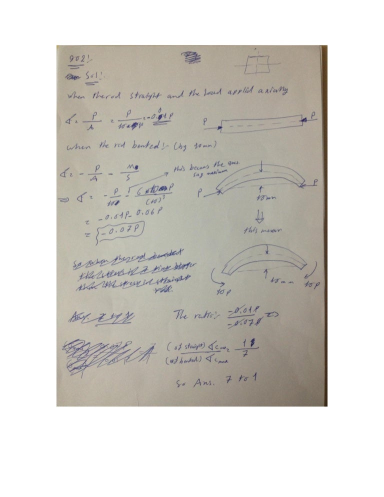 strength of materials singer and pytel solution manual (chapter 9 )