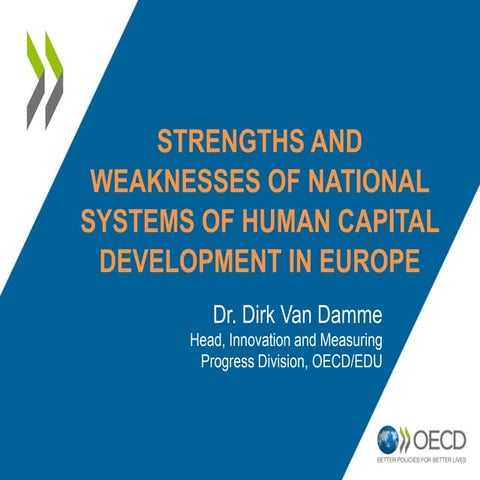 Strengths and weaknesses of national systems of human capital development in ...